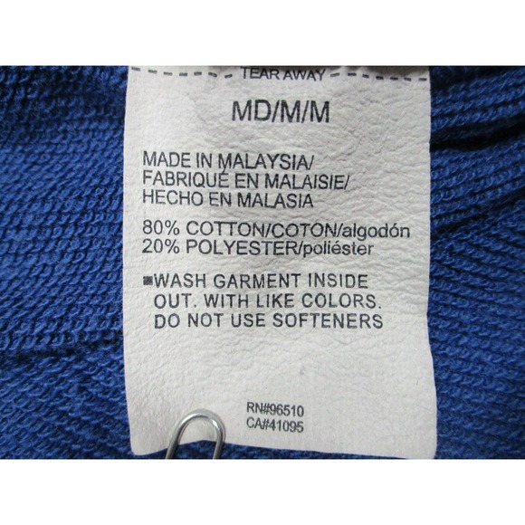 Under Armour Project Rock Hoodie Mens Medium Blue RSPECT Bull Logo‎ Short Sleeve - Picture 4 of 8